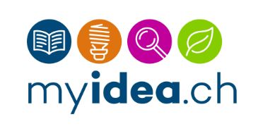 Es ist das Logo von myidea zu sehen.